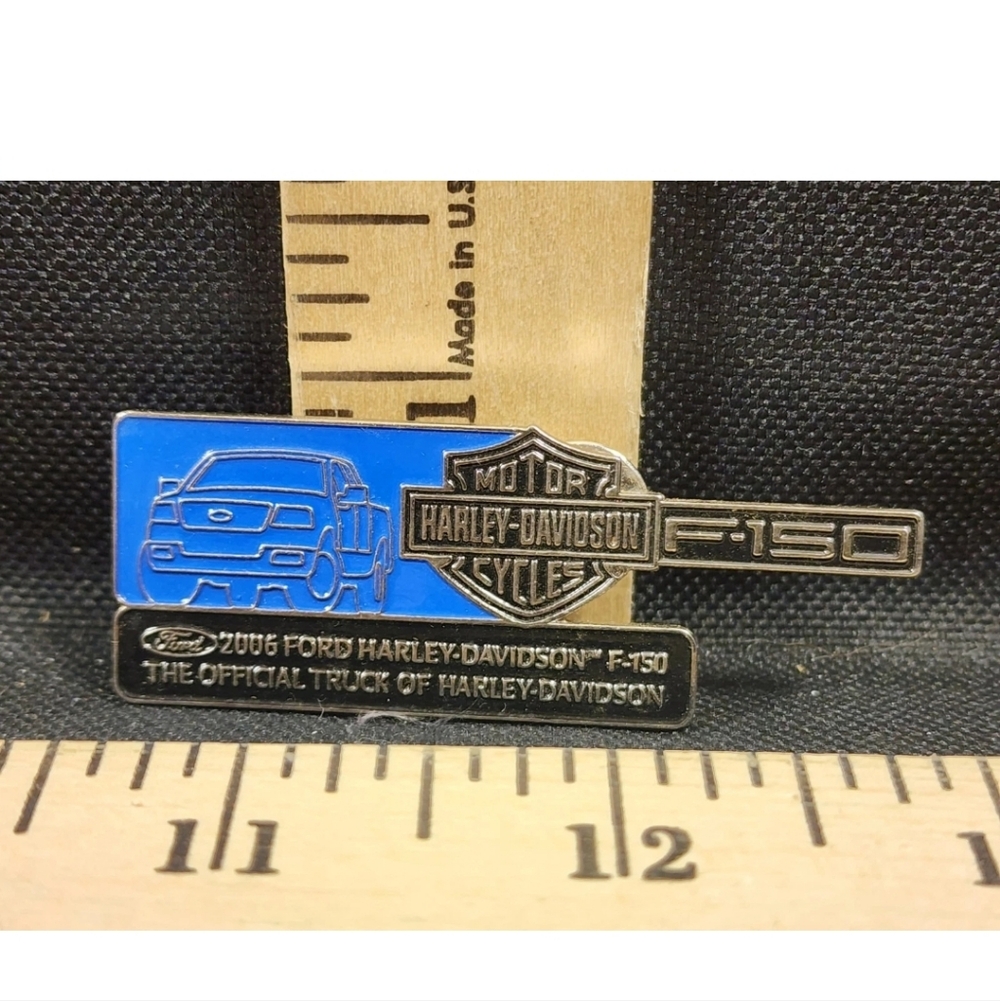 2006 Ford Truck/Harley Davidson Pinback Hat/Lapel Pin New F150 Series